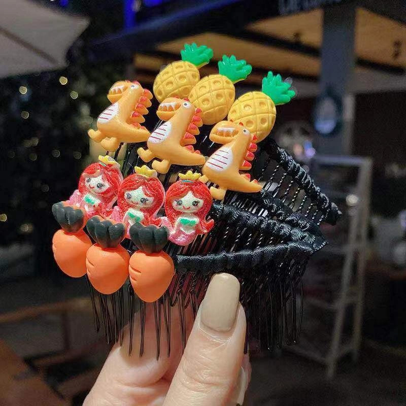 Kids 3 Accessories Iron Hair Comb Cute Doll Hair Comb Kids Accessories Colorful Hair Comb Item Picture