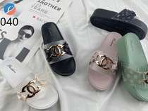 Slippers women wear summer all simple thick bottom home sandals fashion senior sense non-slip flip-flops women summer