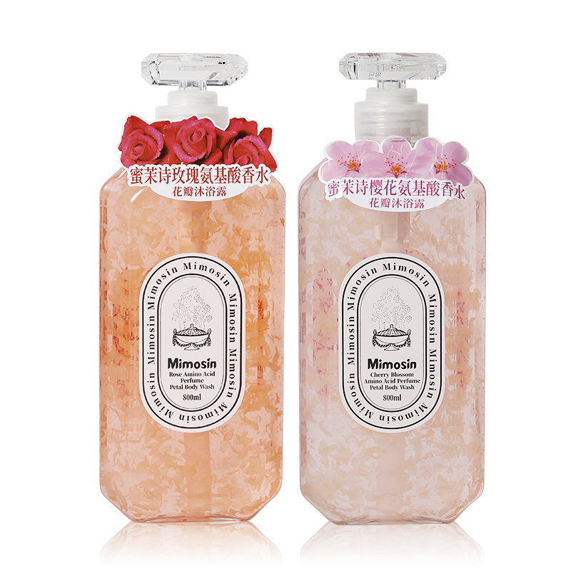 Mimoshi Sakura Amino Acid Perfume Petal Shower Gel details Picture