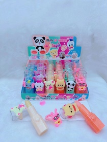 I MAN OF NOBLE Color changing Lipstick Moisturizing Moisturizing little girl Rubber band ring can be dual-use