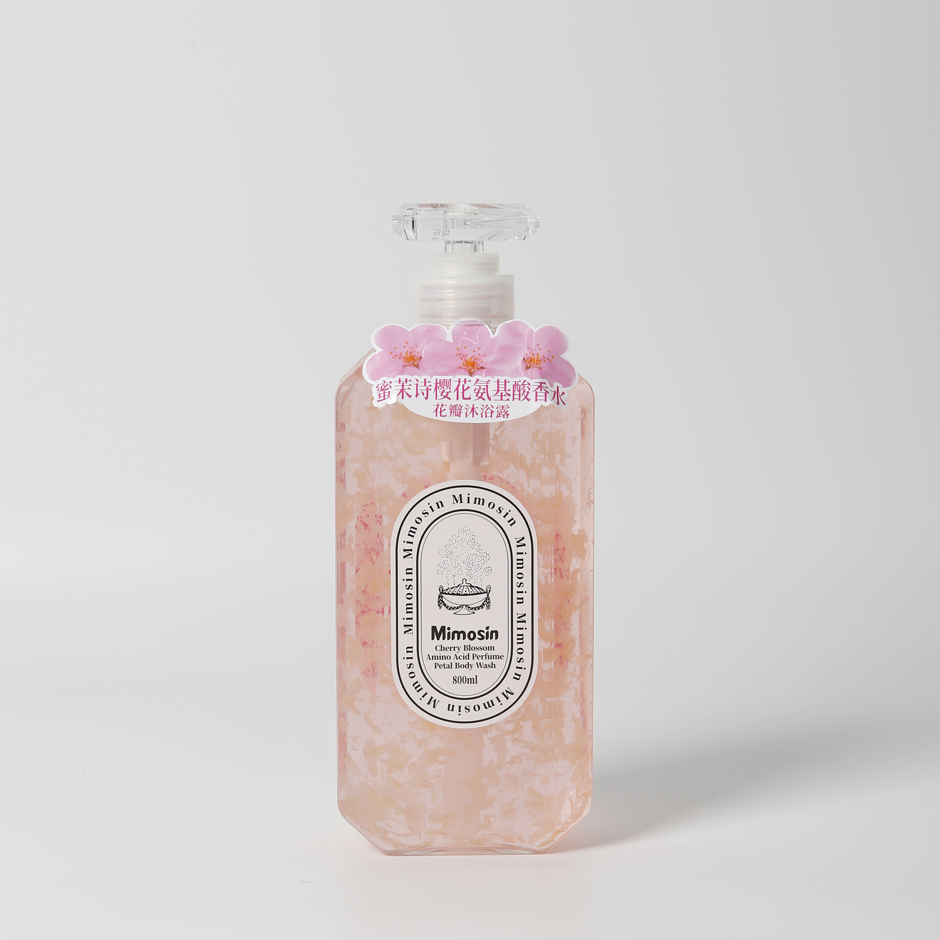 Mimoshi Sakura Amino Acid Perfume Petal Shower Gel