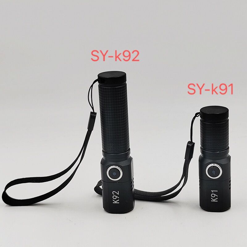 久根电筒 SY-K92 新款户外强光手电筒 便携小巧手电筒 可拆卸16340锂电池手电筒 type-c充电手电筒详情4