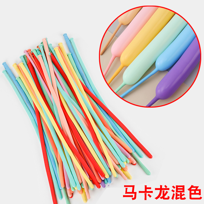 Macaron Long Balloon Wedding Decoration Balloon Diy Braided Push Shape Magic Balloon