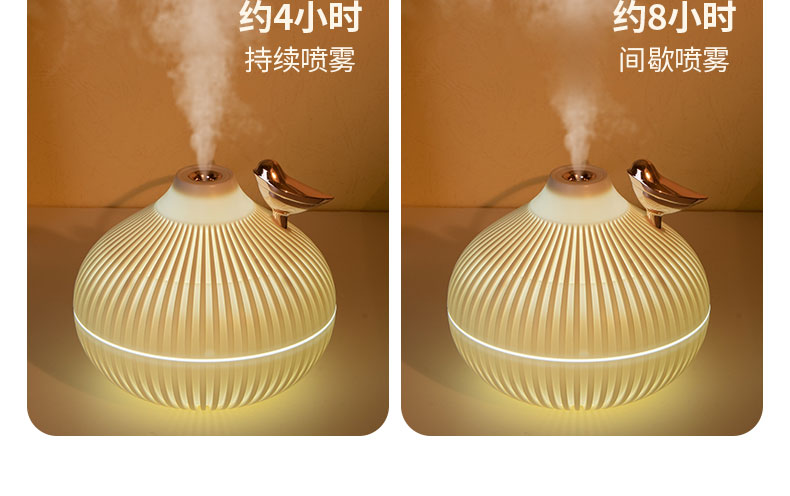 USB桌面小葱加湿器家用空气加湿器节能除湿润肤详情7