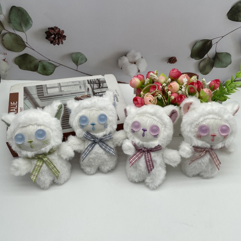 Goo Goo cat plush doll key chain cute little cat doll doll pendant wedding scattered doll boutique