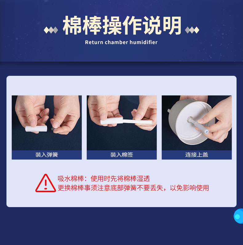 ：USB桌面空气加湿器加湿返舱家用静音节能便携式详情14