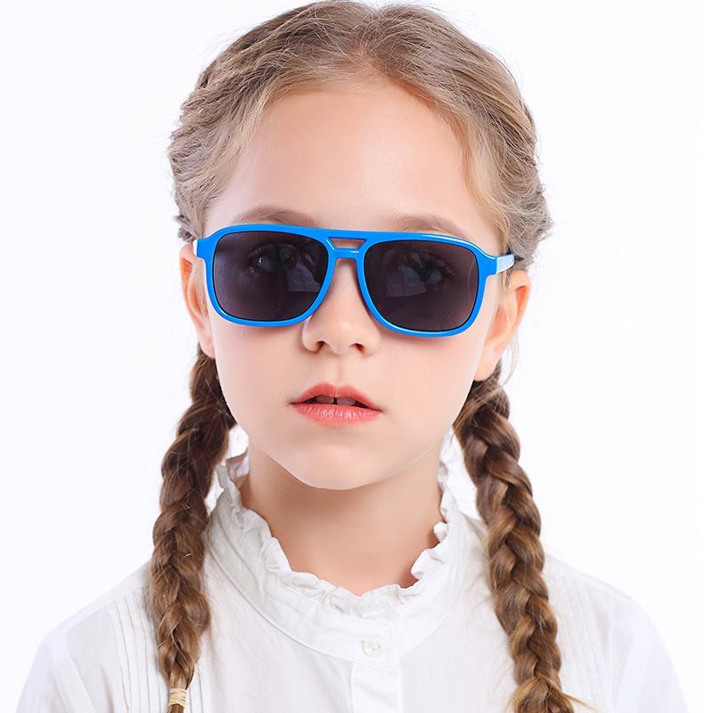 儿童太阳镜墨镜儿童男童女童偏光硅胶墨镜宝宝防紫外线眼镜0046详情1