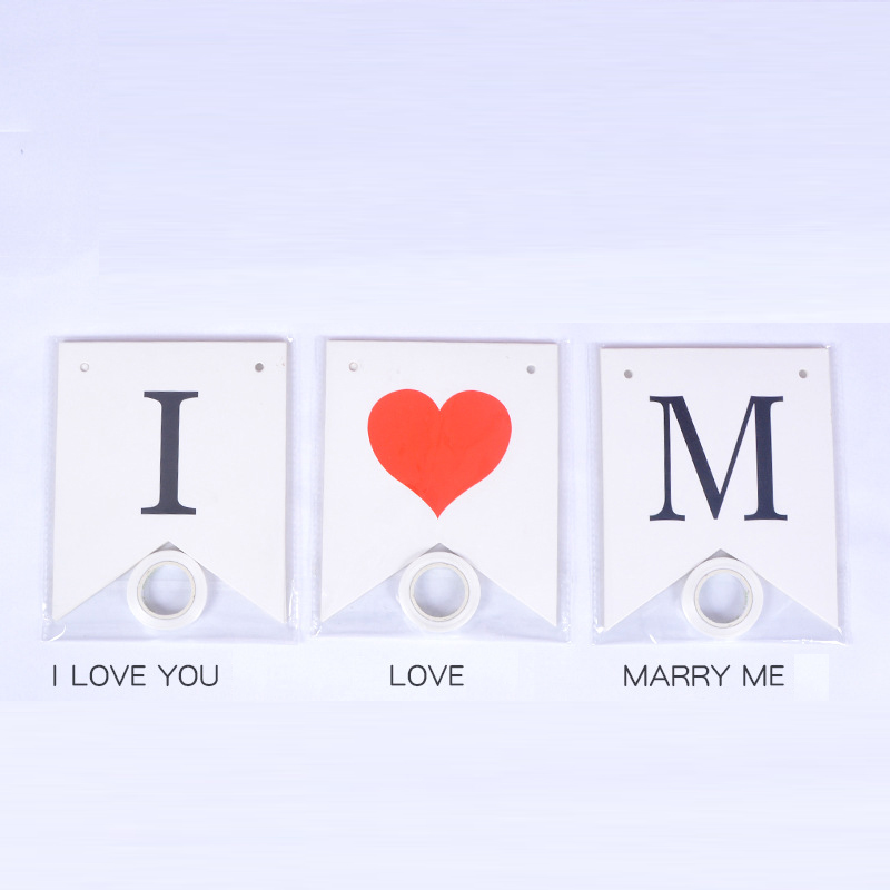 母亲节拉旗派对拉旗节日情人节惊喜派对横幅拉旗可一件代发拉花横幅详情7