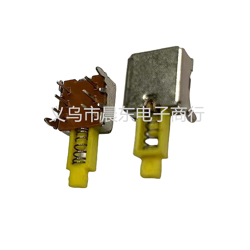 Factory direct sales direct key self-locking switch PS22E02 double row six-pin key switch/power switch Item Picture