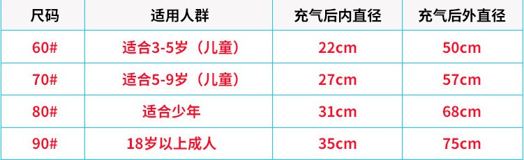 厂家直供儿童现货充气甜甜圈游泳圈PVC加厚跨境新款运动游泳用品详情11