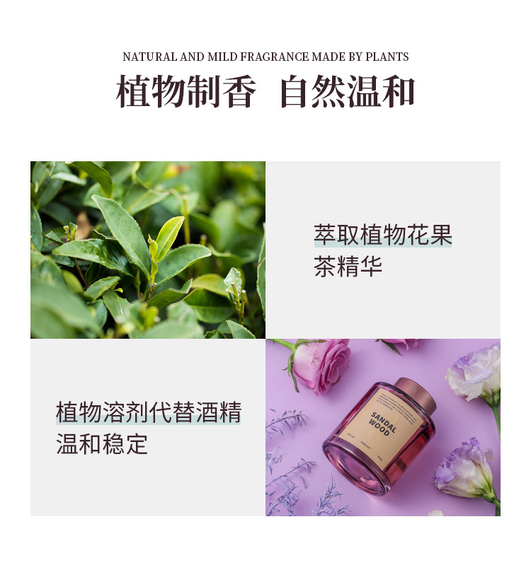 New Cloud Flameless Scented Rattan Essential Oil Bottle, hotel and household Air Freshener, Toilet Deodorant, Mosquito Repellent Scented Oil pic 7