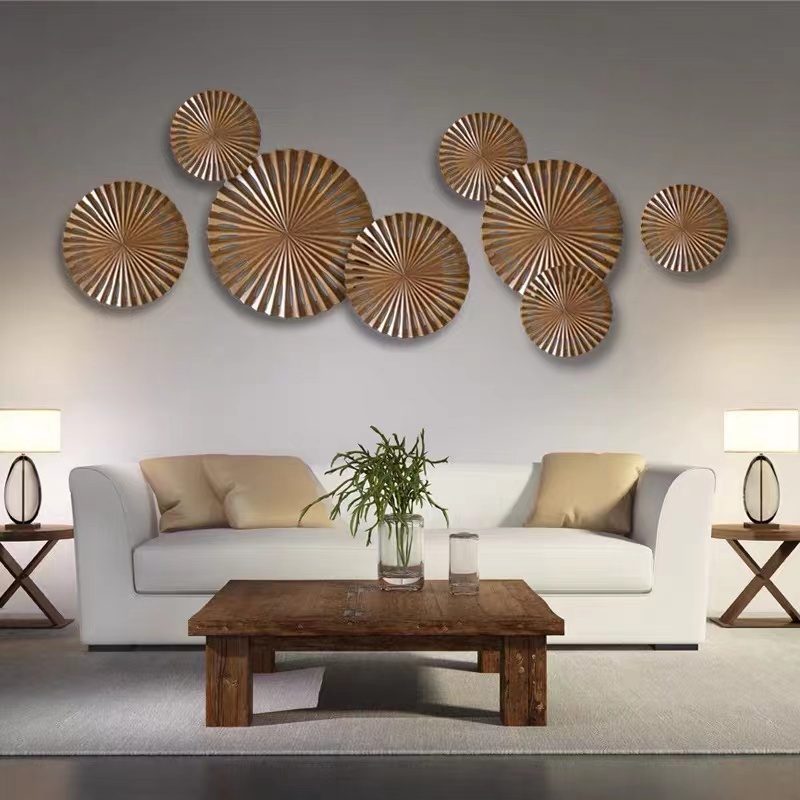 Light Luxury Three-Dimensional Wall Decoration Living Room Sofa Tv Background Wall Decoration Pendant Creative Porch Hanging Decoration Wall Decoration Wall Hanging Specification drawing