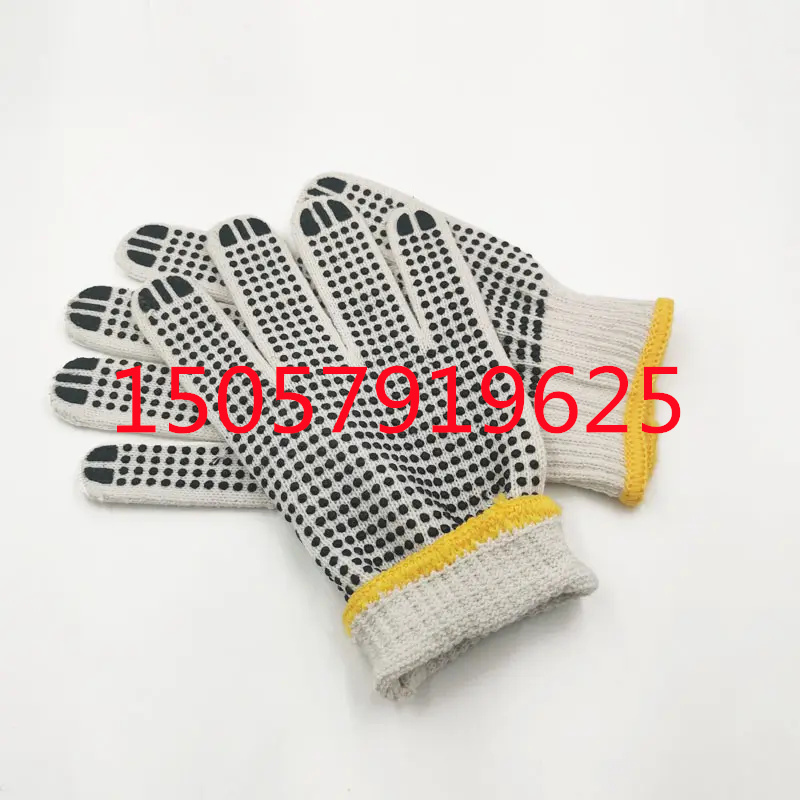Cheap 7G 10G PVC Coated Cotton Dot Gloves Cotton Knitted Dot详情图3