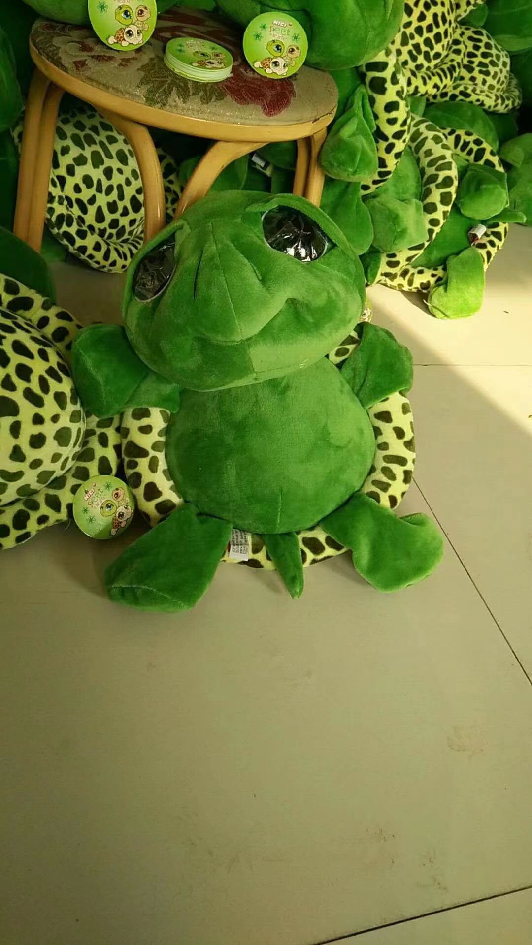 Baby turtle doll big-eyed turtle plush toy car car sleeping pillow