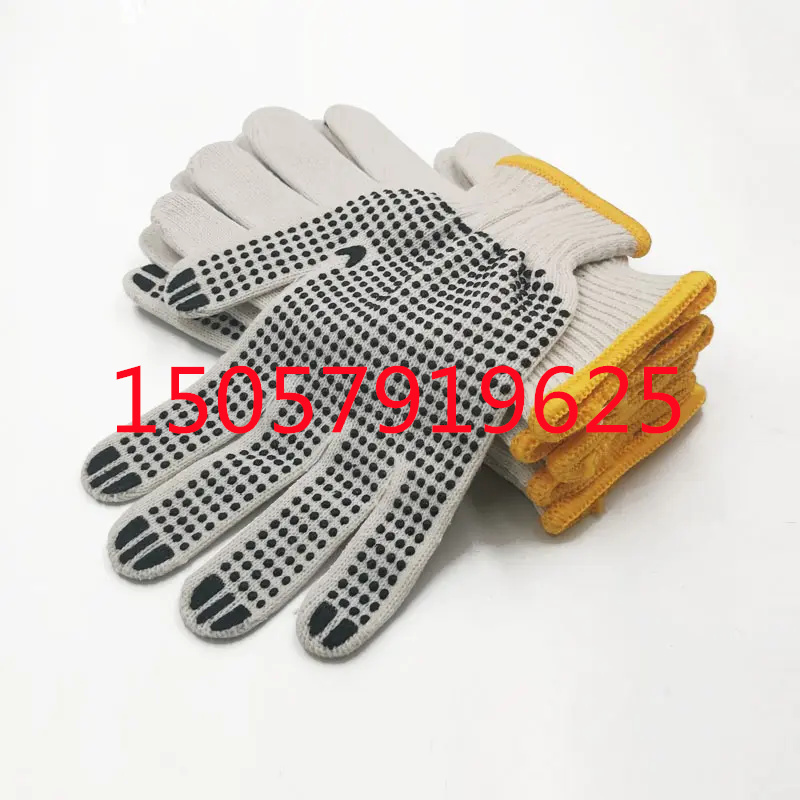Cheap 7G 10G PVC Coated Cotton Dot Gloves Cotton Knitted Dot详情7