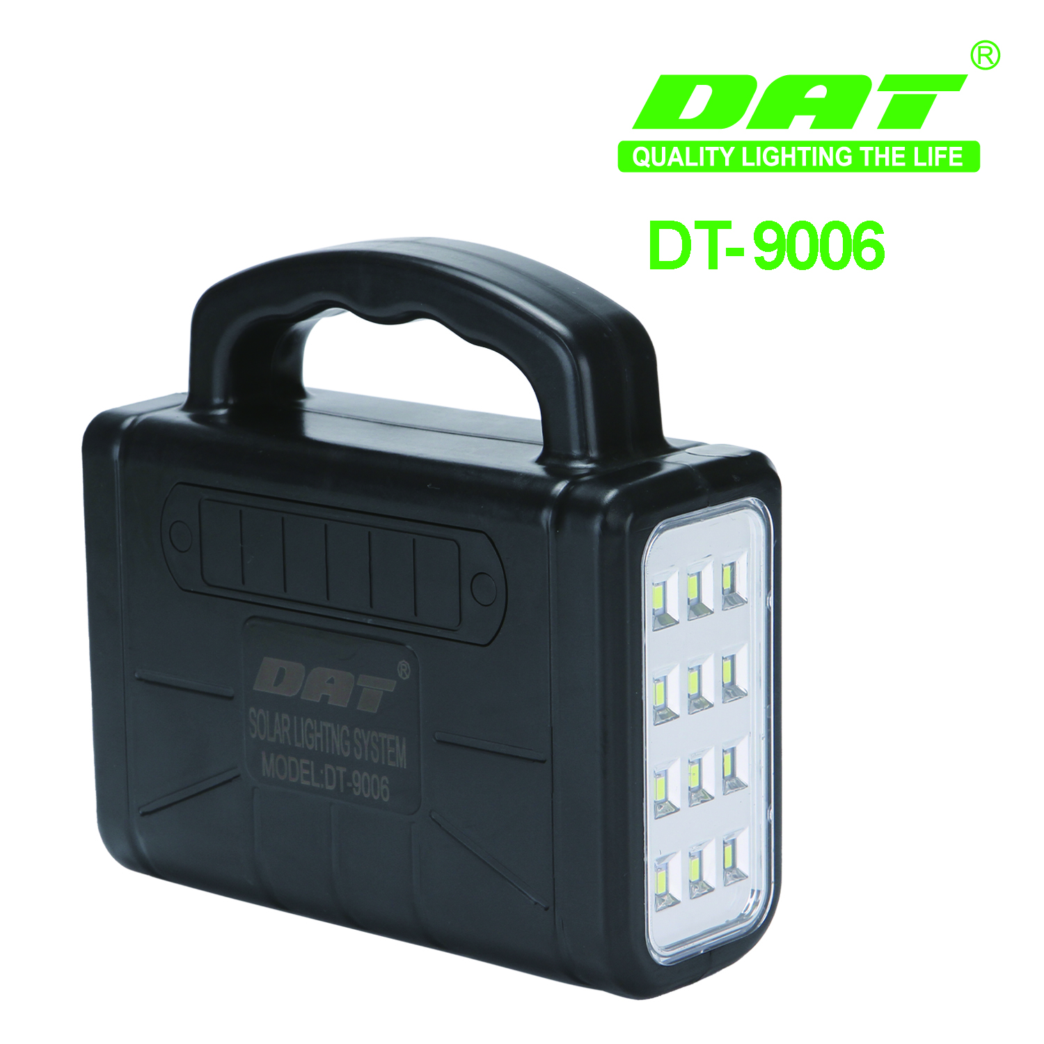DT-9006太阳能照明小系统带usb线可充电探照灯便携式户外照明LED灯详情图2