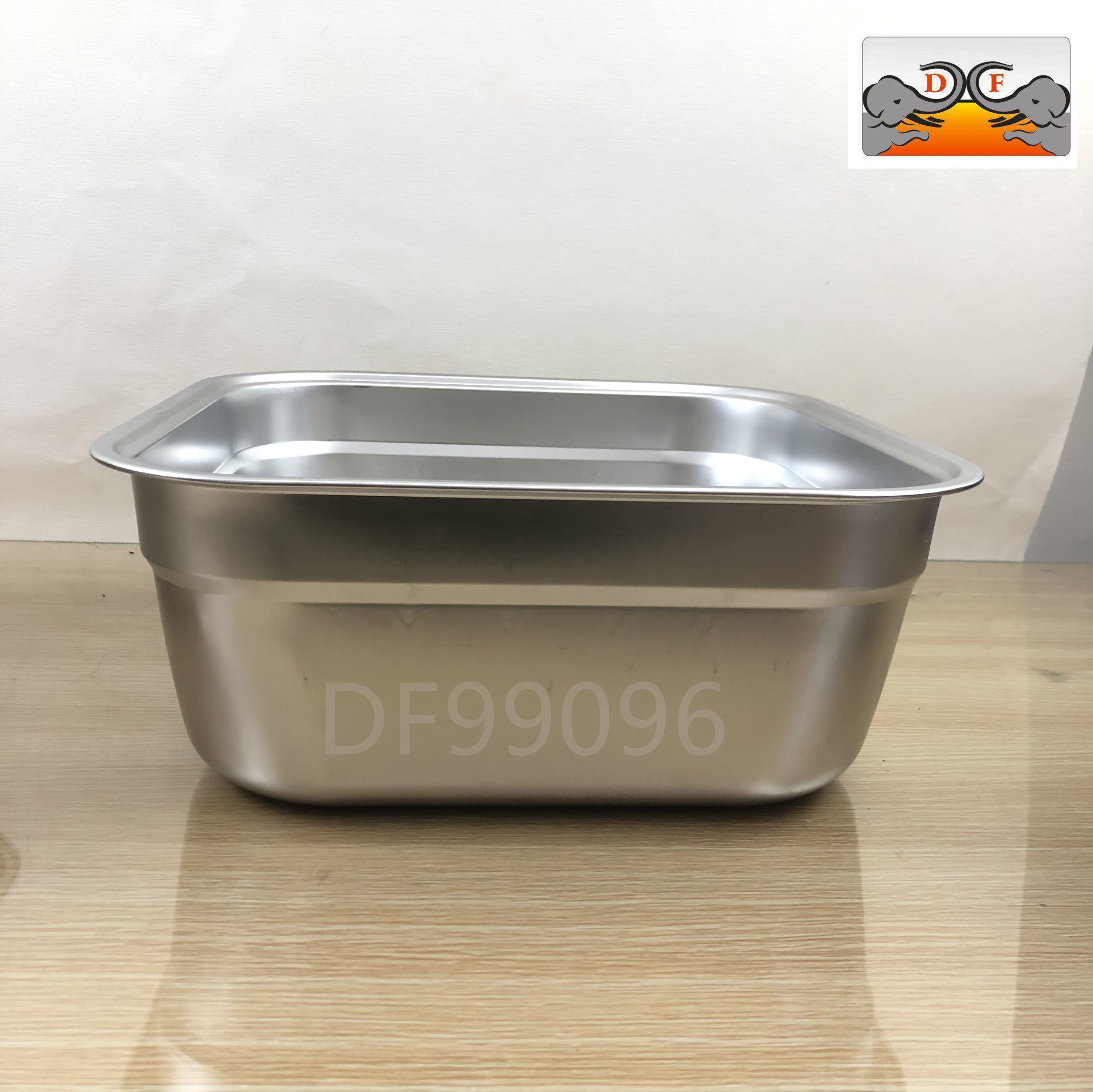 DF99096不锈钢盆 方形米筛 密孔漏盆加耳洗米筛果盆DF Trading House 详情1