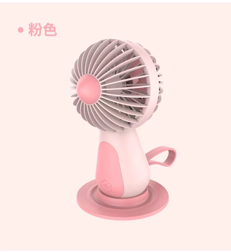 新款小鸟桌面风扇可爱动物手持迷你USB充电小风扇详情4