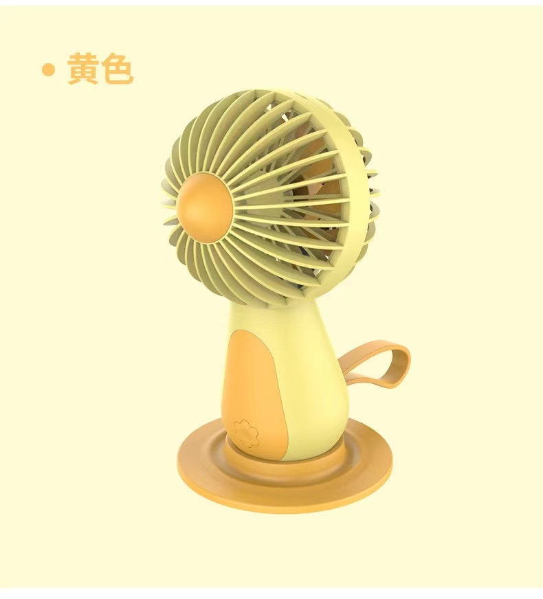 新款小鸟桌面风扇可爱动物手持迷你USB充电小风扇详情5