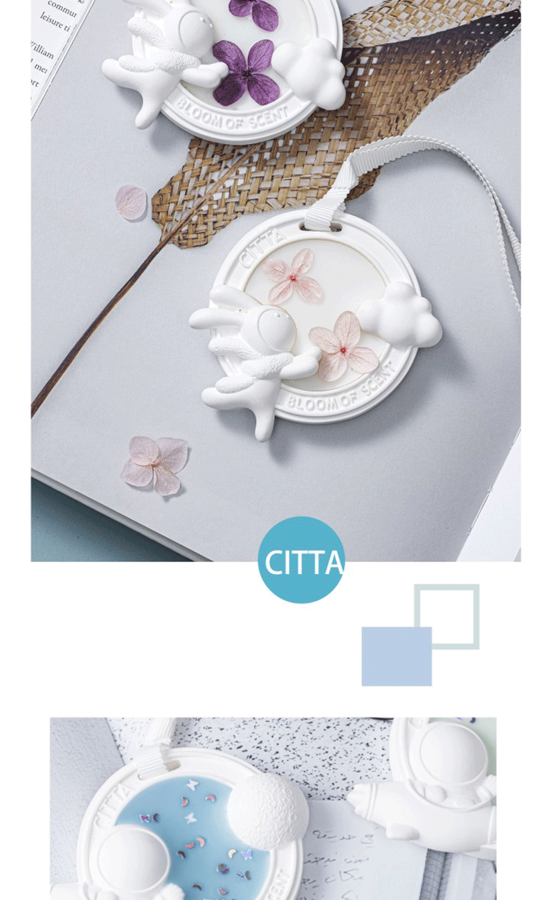 工厂定制宇宙石膏香薰蜡片创意宇航员香片卧室衣柜香挂香氛除味现货批发详情14