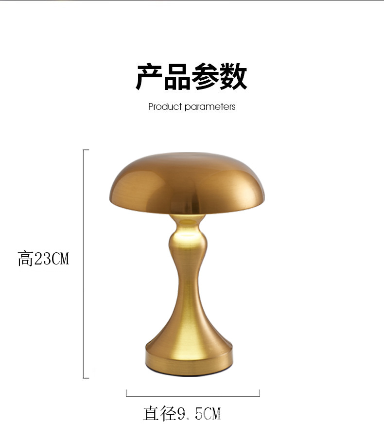 Rechargeable night desk lamp, popular in various colors, touch-sensitive touch desk lamp, night light, home decoration light pic 5