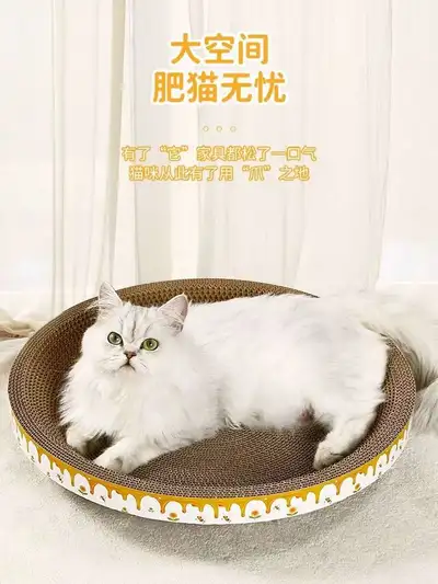 Big Space Fat Cat Worry-Free Cat Crawling In The Nest