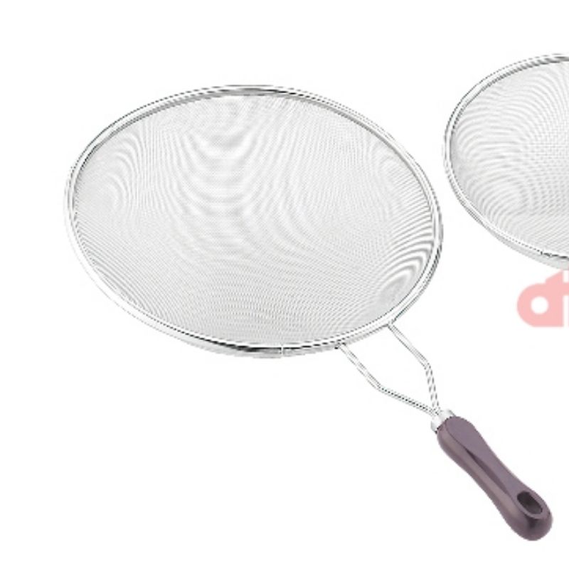 18cm Korean-style coffee handle double-ear oil grille drain details Picture