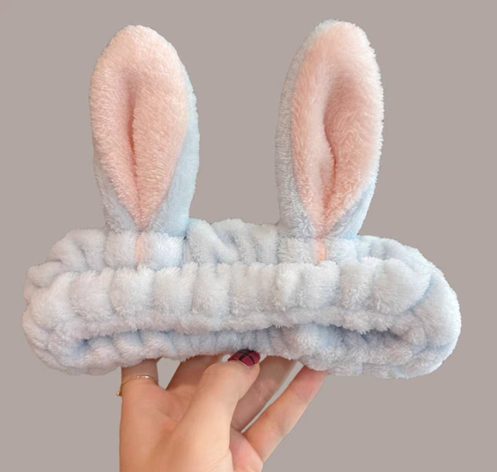 Long Ears Rabbit Ears Face Wash Headband Six Colors Item Picture