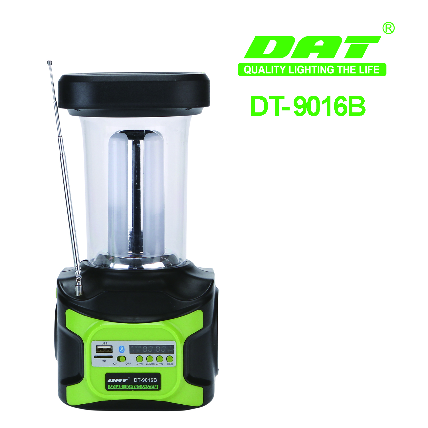 DT-9016B户外照明灯带蓝牙MP3收音机功能野营灯太阳能照明小系统可应急充电详情图4