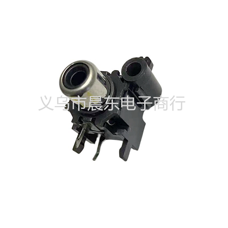 RCA Lotus socket RCA-108 single-hole RCA Lotus socket multimedia audio plug with front and back buckles Application Scenario