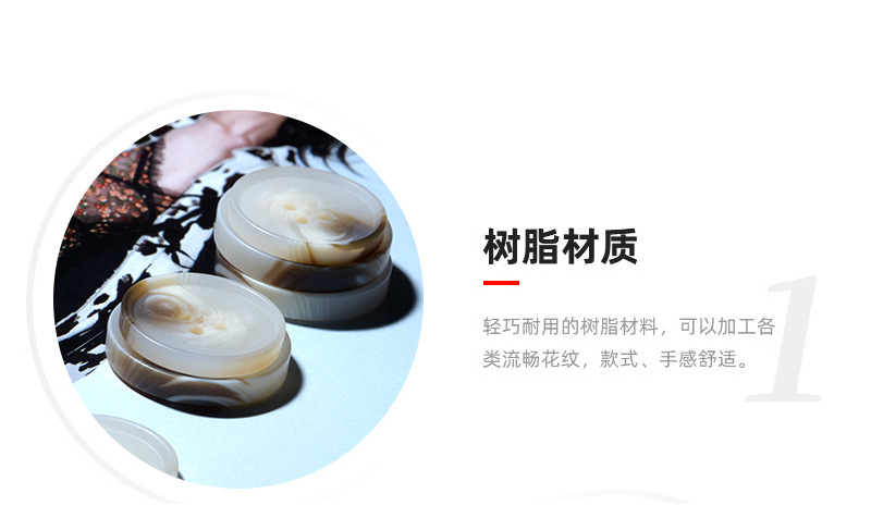细边哑光树脂钮扣现货厂家批发西装大衣风衣钮扣花纹树脂钮扣厂家详情3