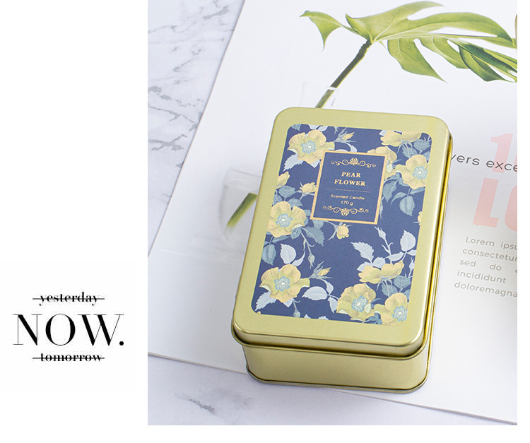 方形马口铁罐香薰蜡烛酒店家用香氛去异味无烟除味香氛大豆蜡熏香烛台烛灯详情10