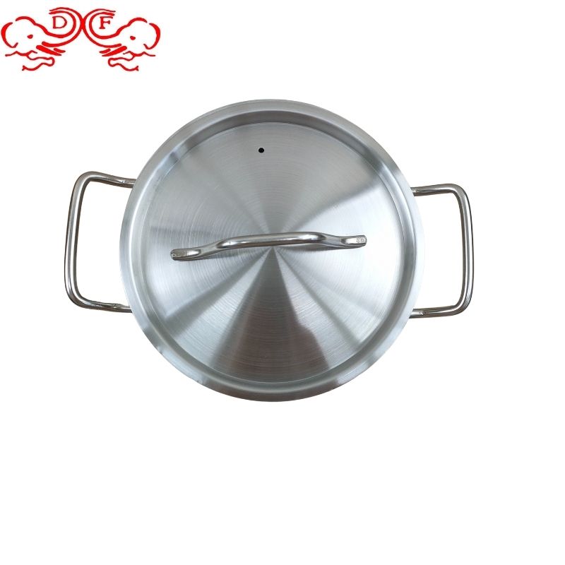 DF99040不锈钢火锅煲 复合底二味焖锅汤锅煤电炉通用锅DF Trading House详情4
