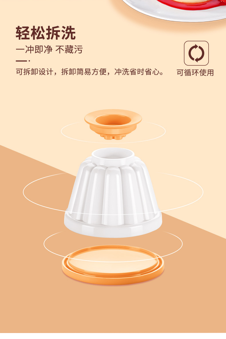 意式布丁杯 带盖酸奶杯 慕斯果冻模具详情5