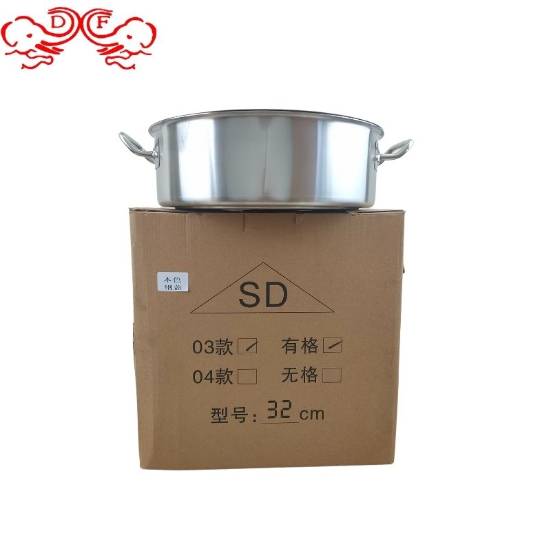 DF99040不锈钢火锅煲 复合底二味焖锅汤锅煤电炉通用锅DF Trading House详情1