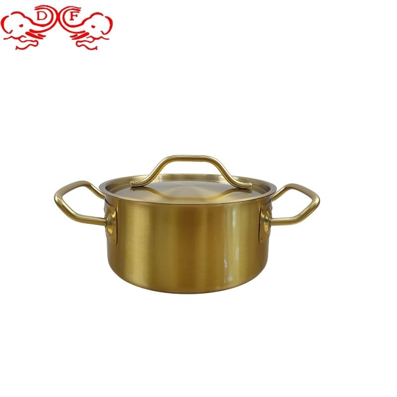 DF99040 stainless steel hot pot Yuanyang pot clear soup two flavors large capacity household DF Trading House