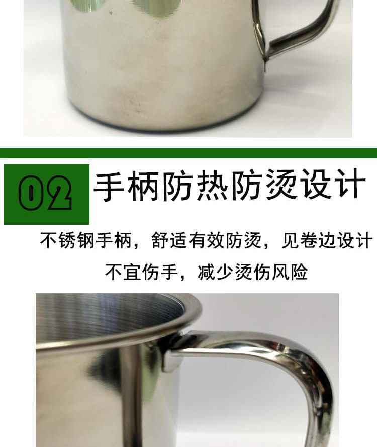 Saida 304 stainless steel cup for the kitchen, 7-12cm cup pic 6