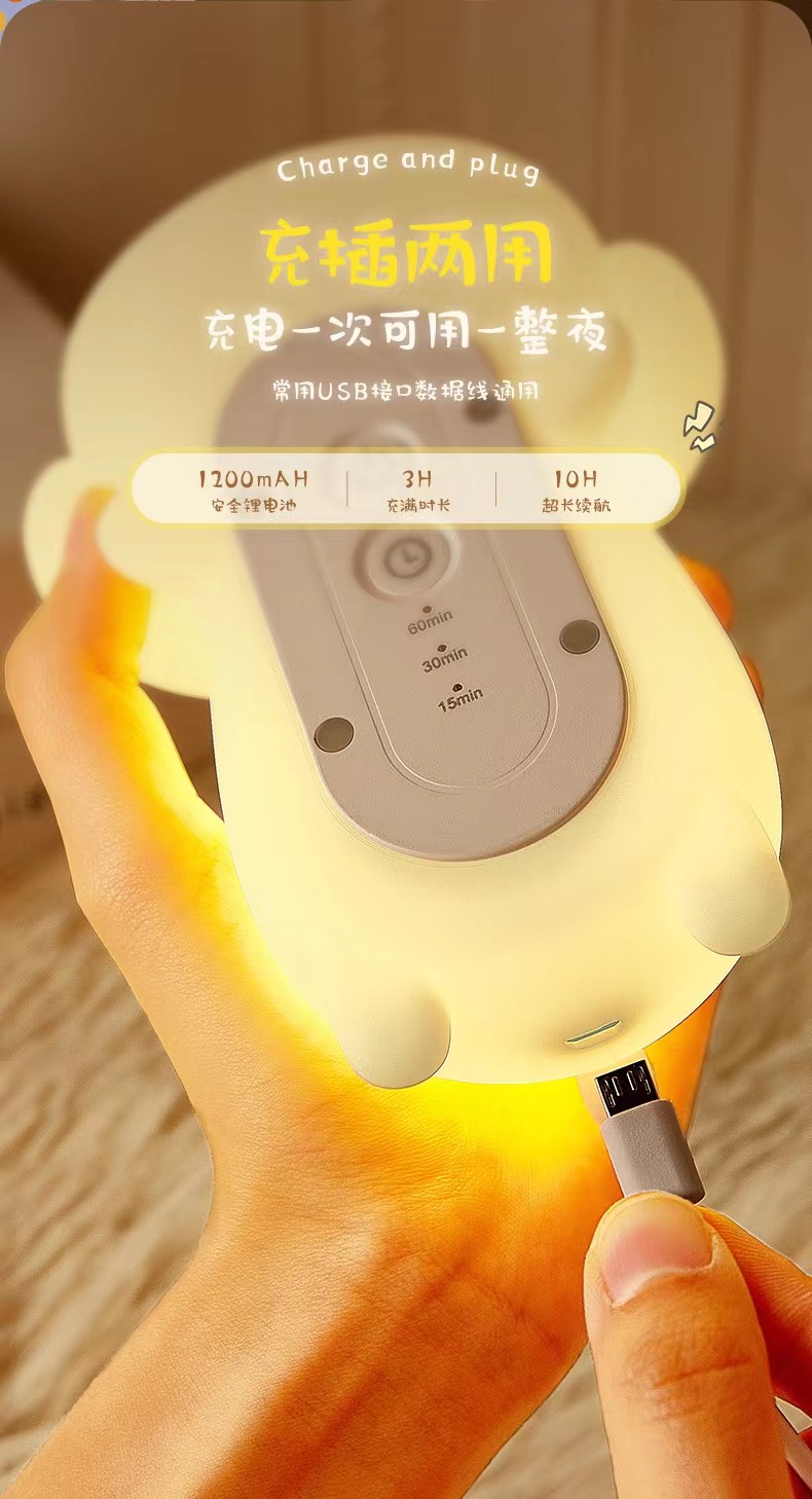 小奶狗硅胶拍拍灯可爱萌宠减压灯详情8