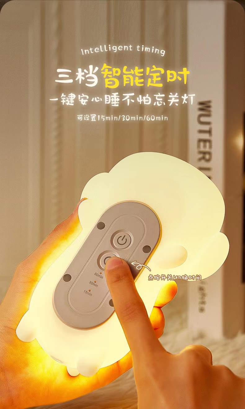 小奶狗硅胶拍拍灯可爱萌宠减压灯详情12