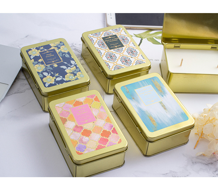 方形马口铁罐香薰蜡烛酒店家用香氛去异味无烟除味香氛大豆蜡熏香烛台烛灯详情12