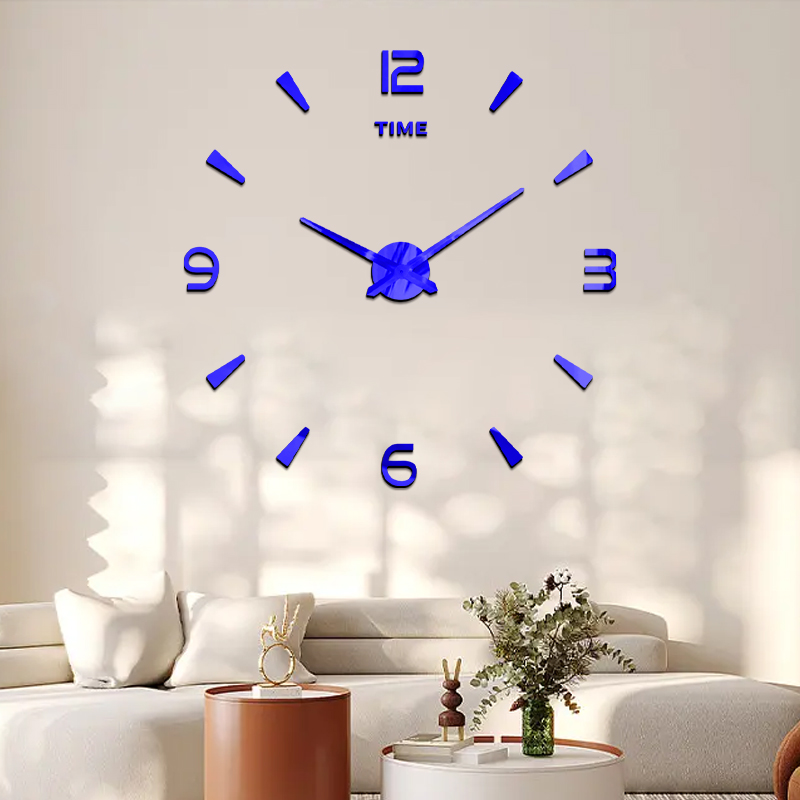 Manufacturers Direct Sales Large Size Creative Wall Clock Diy Wall Clock Mirror Wall Clock Mirror Wall Clock Wall Clock Acrylic Spot Application Scenario