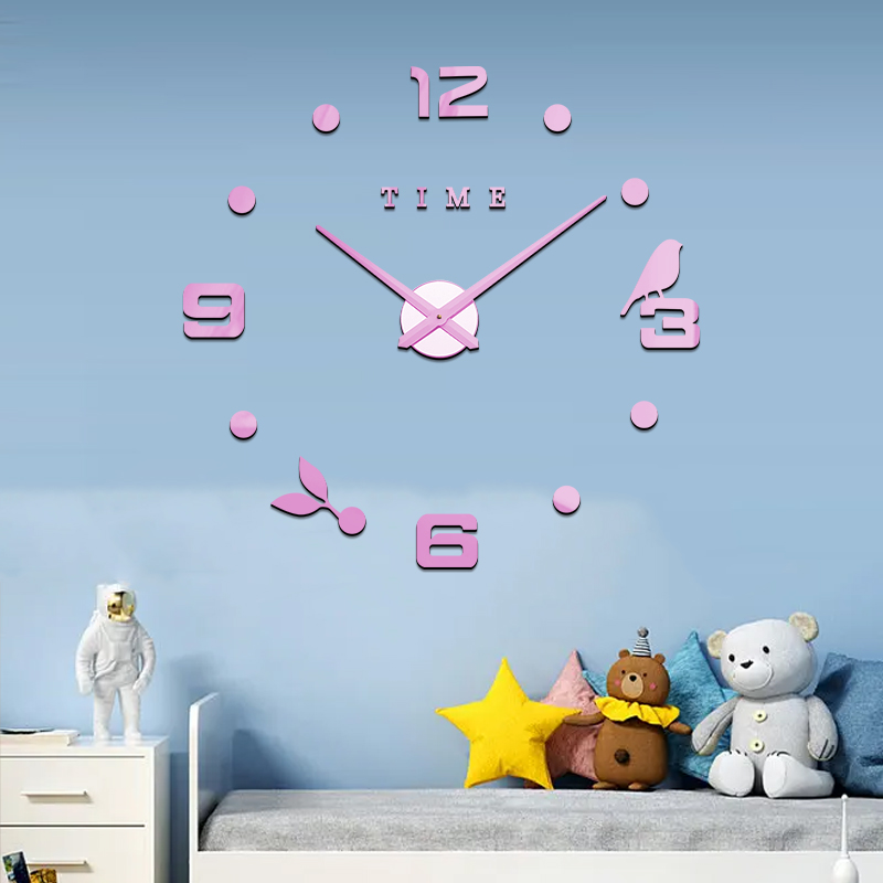 Manufacturers Direct Sales Large Size Creative Wall Clock Diy Wall Clock Mirror Wall Clock Mirror Wall Wall Clock Spot Item Picture