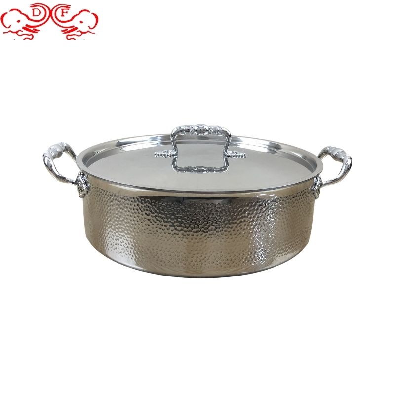 DF99040 Mandarin Duck Pot Hot Pot Pot Commercial three-layer steel soup pot 304 stainless steel hot pot DF Trading House pic 5