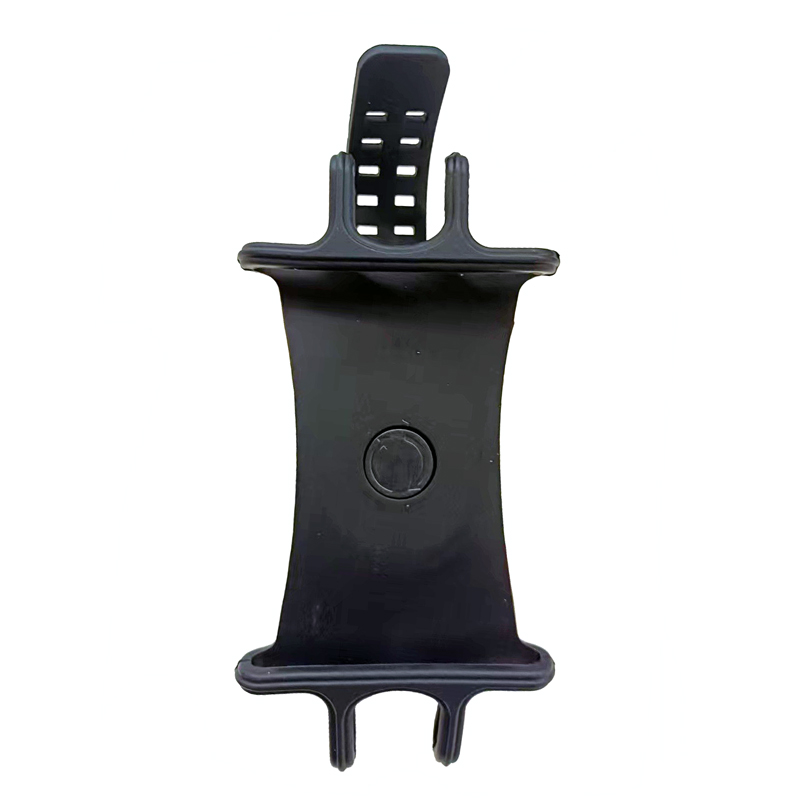 D11-1 Mountain bike silicone mobile phone bracket Bicycle mobile phone clip 360 degrees rotating cycling mobile phone navigation bracket