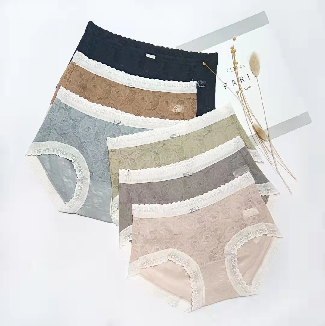 Magic Box Mystery Lace Thin cute ladies comfortable breathable floral lace panties