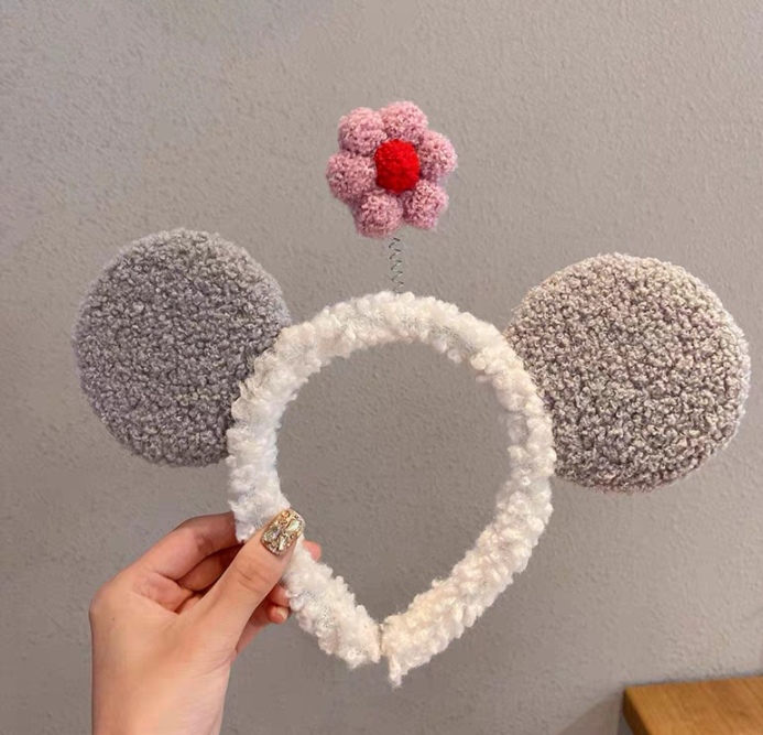 Mickey Sunflower Headband Face Wash Headband Six Colors Specification drawing