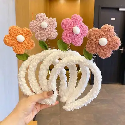 Sun Flower Hair Band Cute Flower Hair Band Face Wash Hair Band Nine Colors