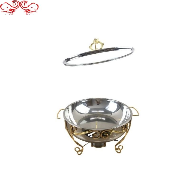 DF99372 Stainless Steel hot pot Buffet Set DF Trading House full figure