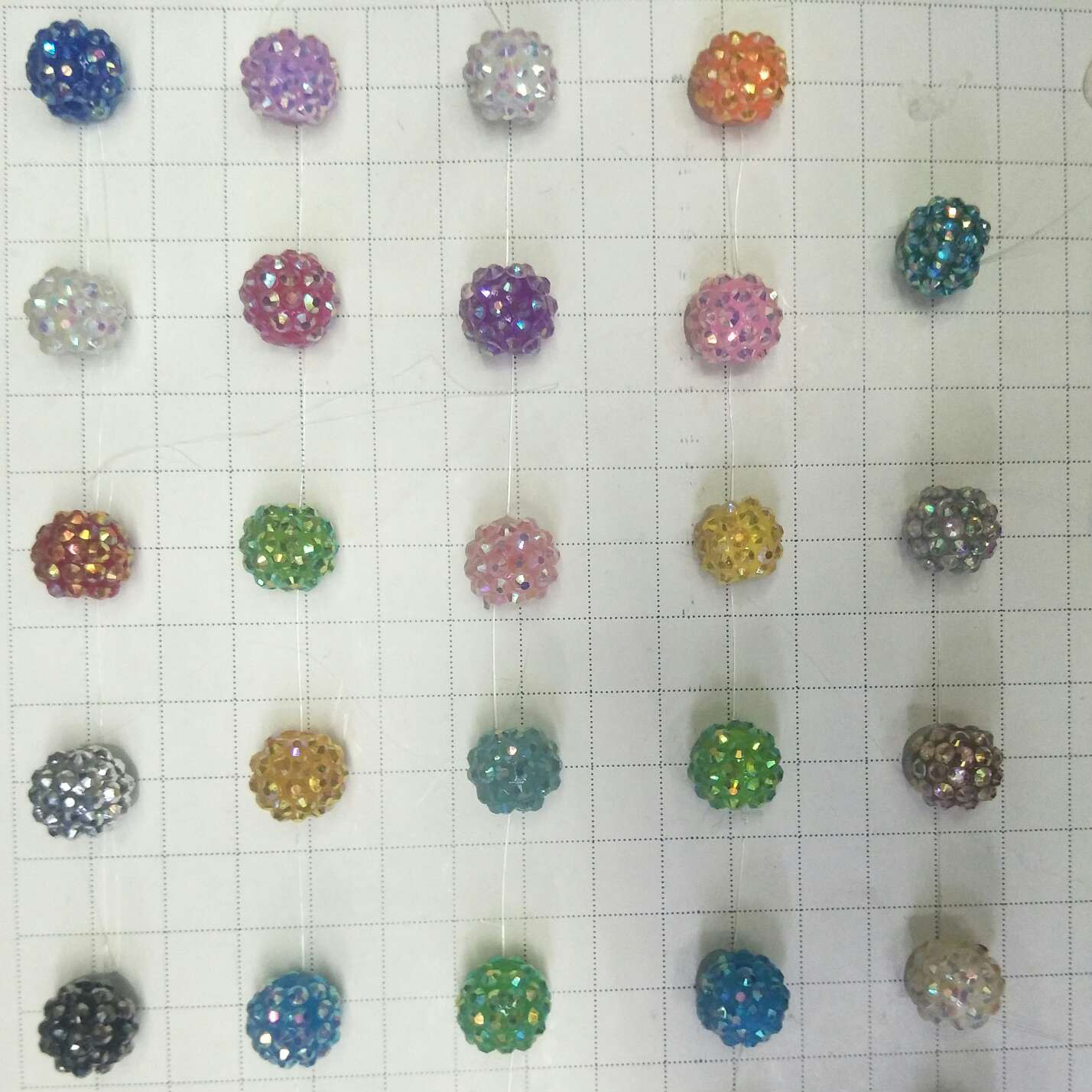Diamond ball color diamond ball accessories accessories accessories semi-finished