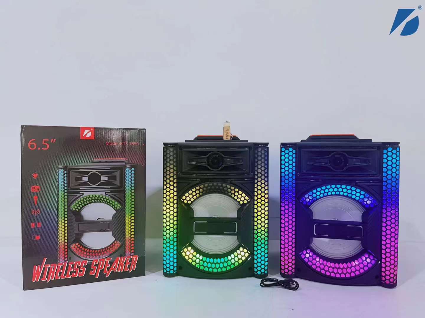 KTS-1859  6.5寸系列便携式音箱蓝牙无线音响收音机